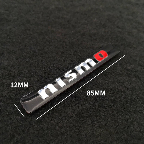 Black 84mm nismo badge - black,