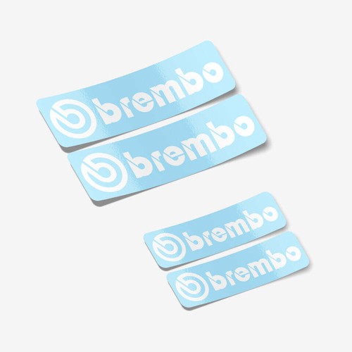 Brembo brake caliper stickers - brake,