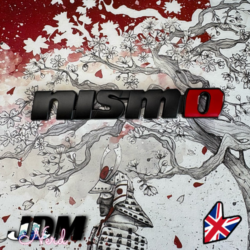 Nismo style car - boot, badge