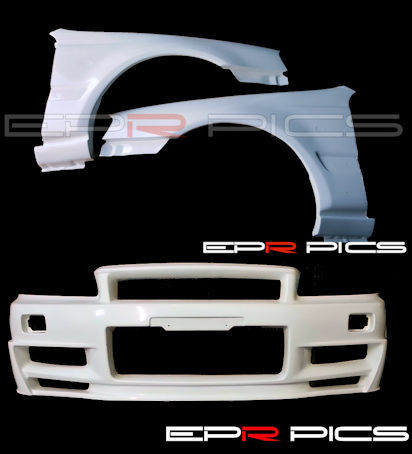 R34gtr conversion frontfender - r34gtr,