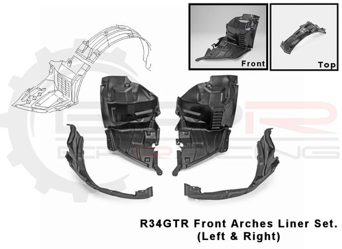 R34 gtr front arche - front,